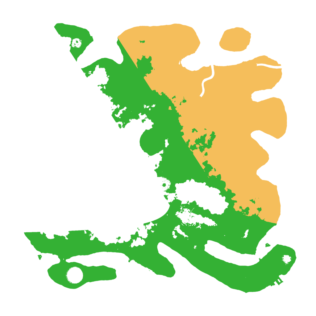 Biome Rust Map: Procedural Map, Size: 3400, Seed: 145245870