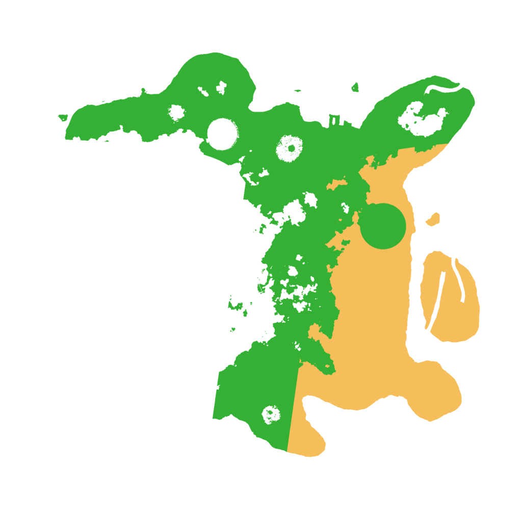 Biome Rust Map: Procedural Map, Size: 3000, Seed: 30637274
