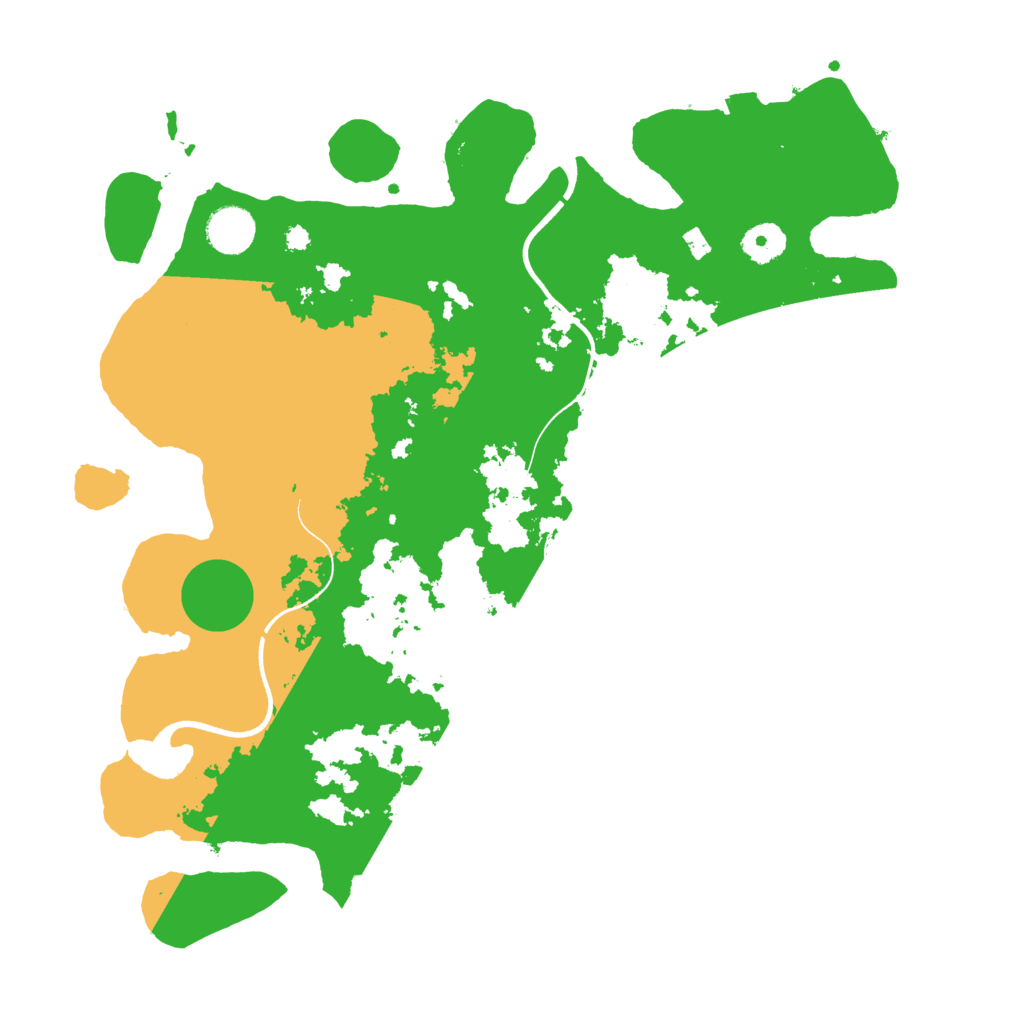 Biome Rust Map: Procedural Map, Size: 3750, Seed: 1888261563