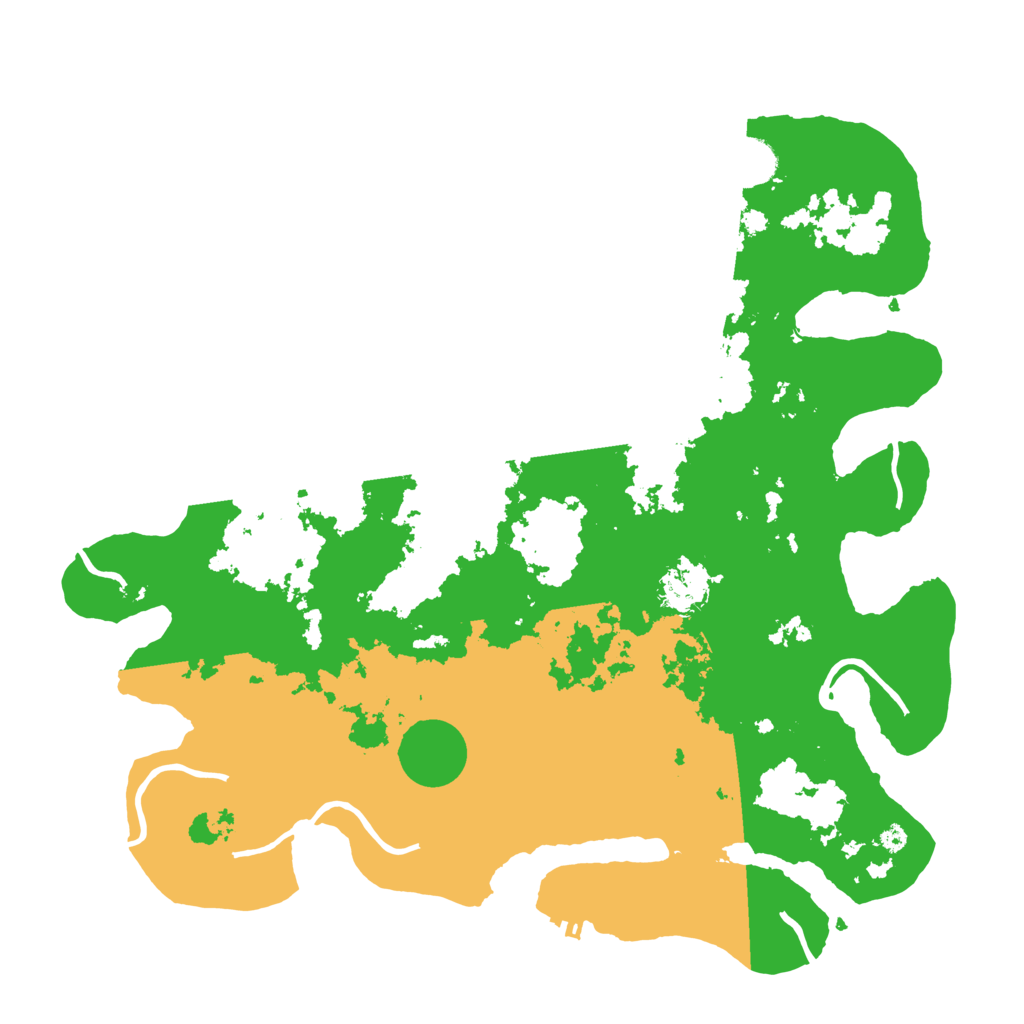 Biome Rust Map: Procedural Map, Size: 4000, Seed: 7638