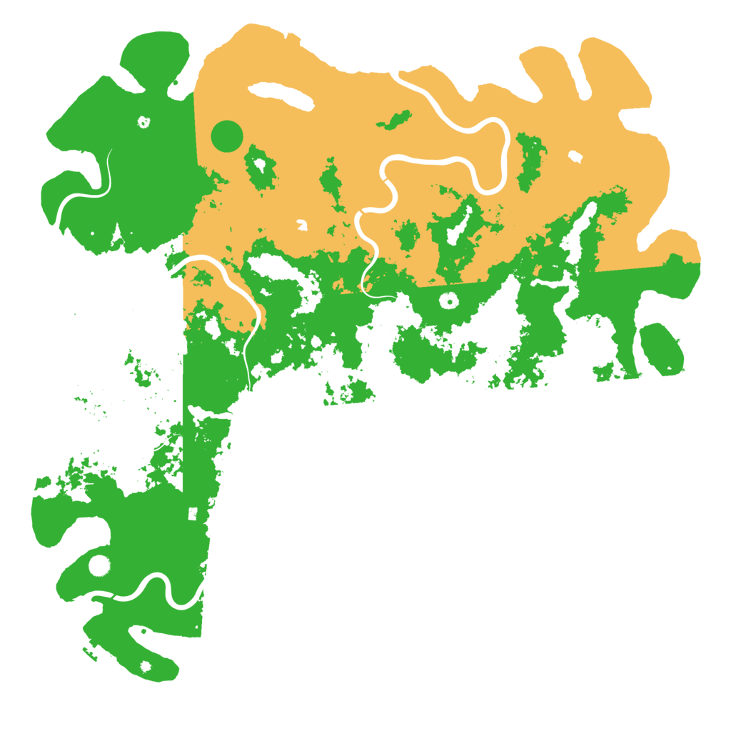 Biome Rust Map: Procedural Map, Size: 6000, Seed: 478265
