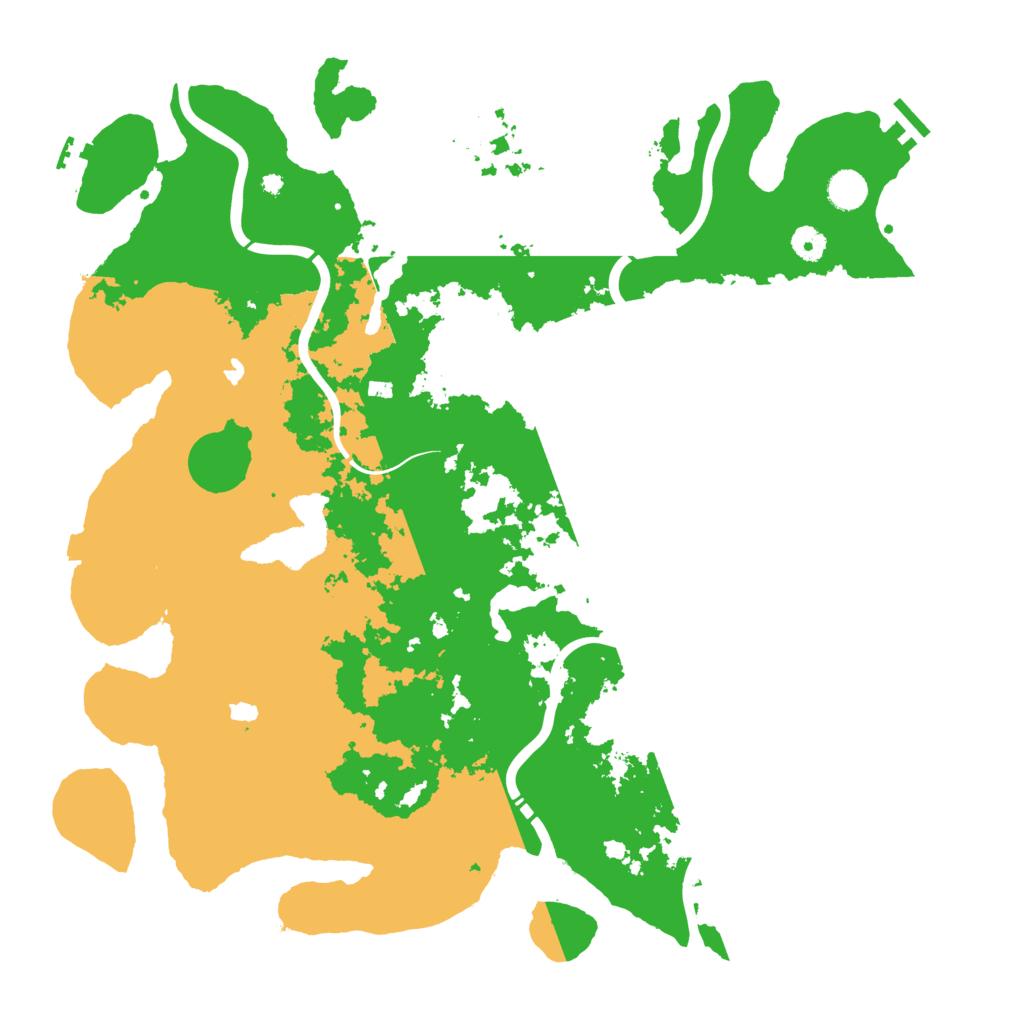 Biome Rust Map: Procedural Map, Size: 4500, Seed: 8541263