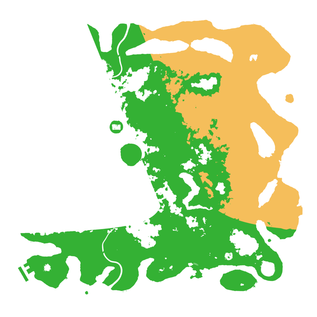 Biome Rust Map: Procedural Map, Size: 4000, Seed: 1754392081