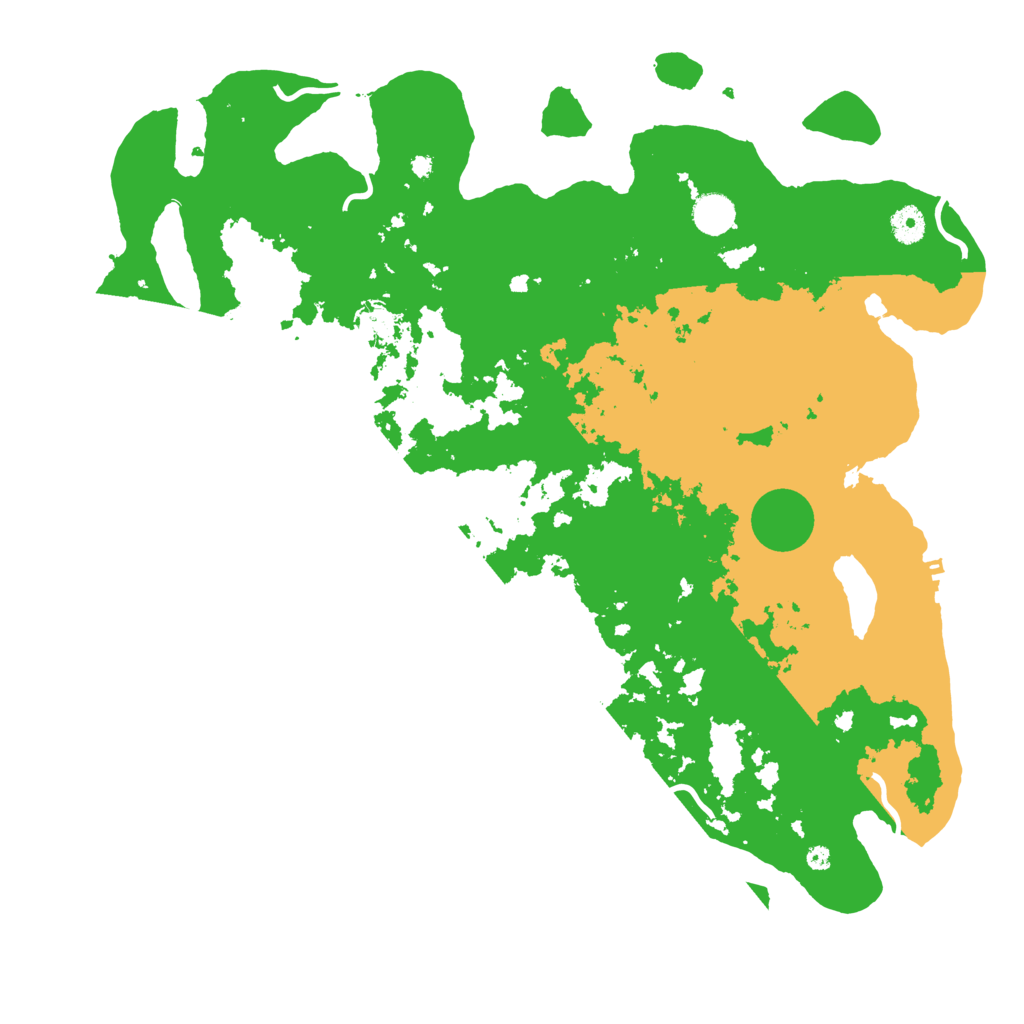Biome Rust Map: Procedural Map, Size: 4300, Seed: 27016149