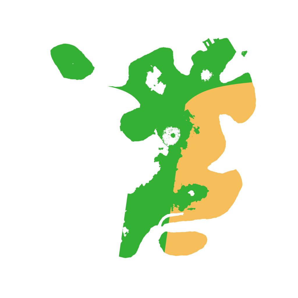 Biome Rust Map: Procedural Map, Size: 2500, Seed: 548544756