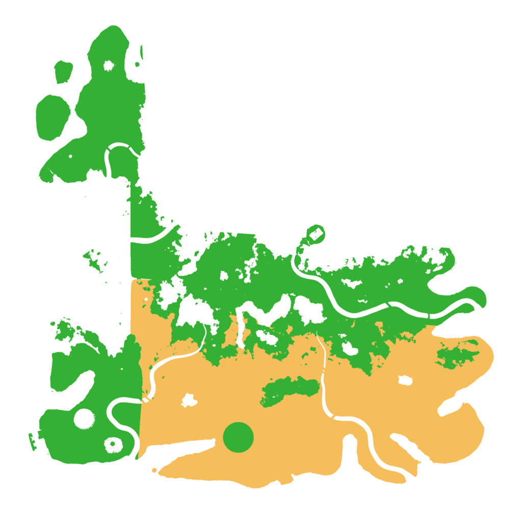 Biome Rust Map: Procedural Map, Size: 4500, Seed: 1240024773