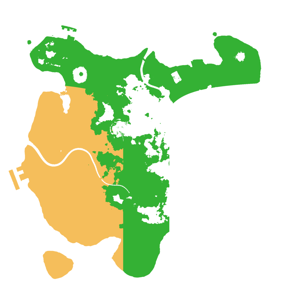 Biome Rust Map: Procedural Map, Size: 3000, Seed: 966982776