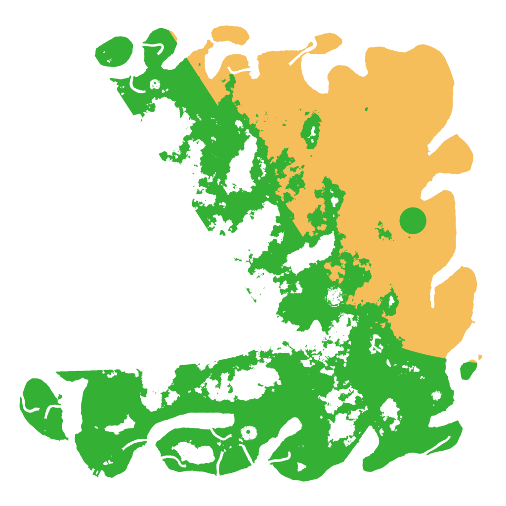Biome Rust Map: Procedural Map, Size: 5000, Seed: 218249556