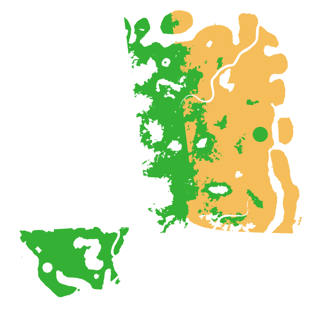Biome Rust Map: Procedural Map, Size: 5500, Seed: 67387