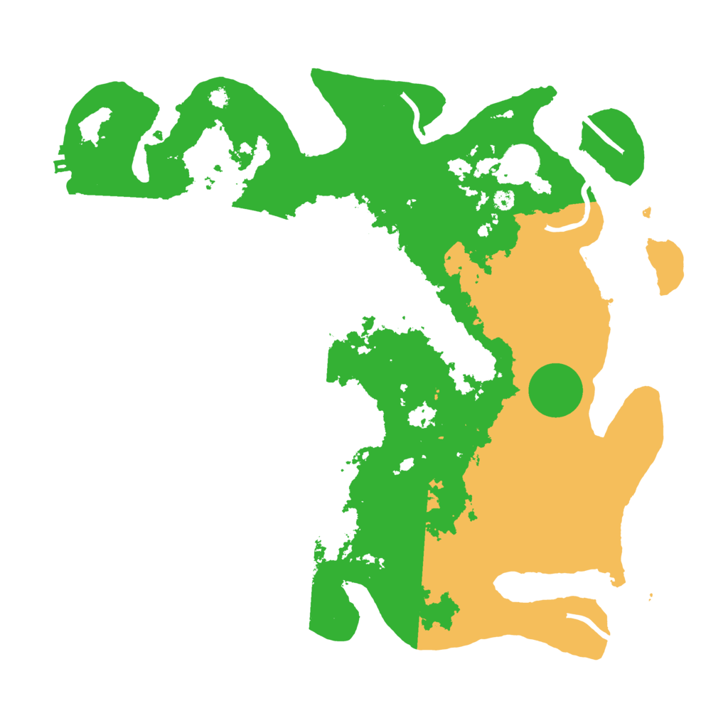 Biome Rust Map: Procedural Map, Size: 3550, Seed: 660333857