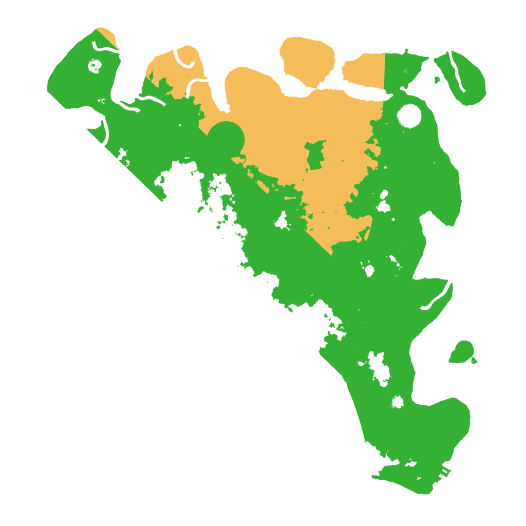 Biome Rust Map: Procedural Map, Size: 3950, Seed: 475167490