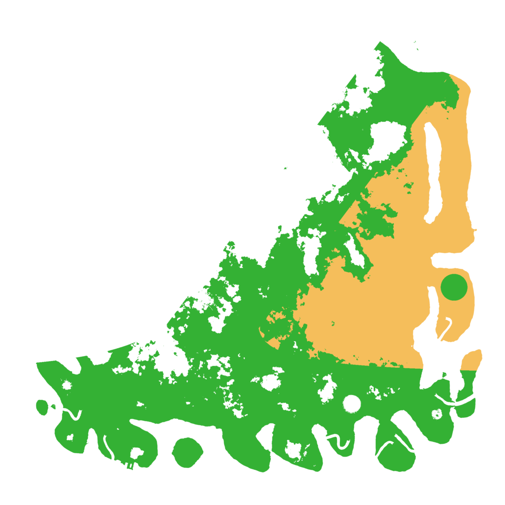 Biome Rust Map: Procedural Map, Size: 5000, Seed: 777778