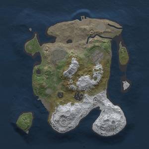 Thumbnail Rust Map: Procedural Map, Size: 2500, Seed: 1513512, 11 Monuments