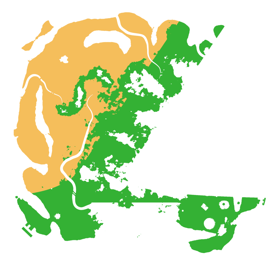 Biome Rust Map: Procedural Map, Size: 4250, Seed: 1890726868