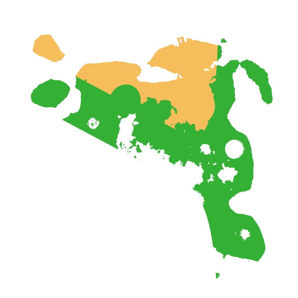 Biome Rust Map: Procedural Map, Size: 2811, Seed: 83227303