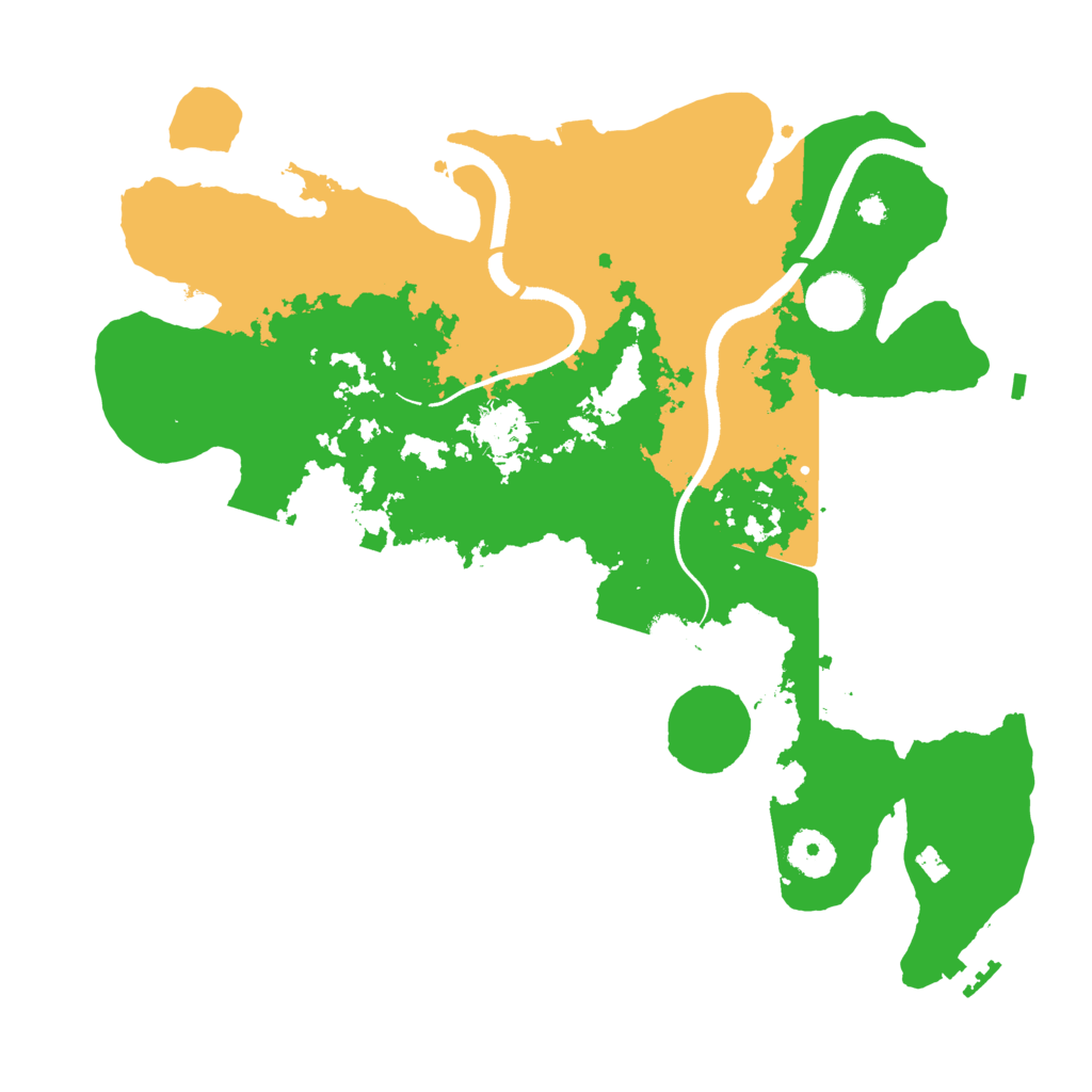 Biome Rust Map: Procedural Map, Size: 3500, Seed: 314354
