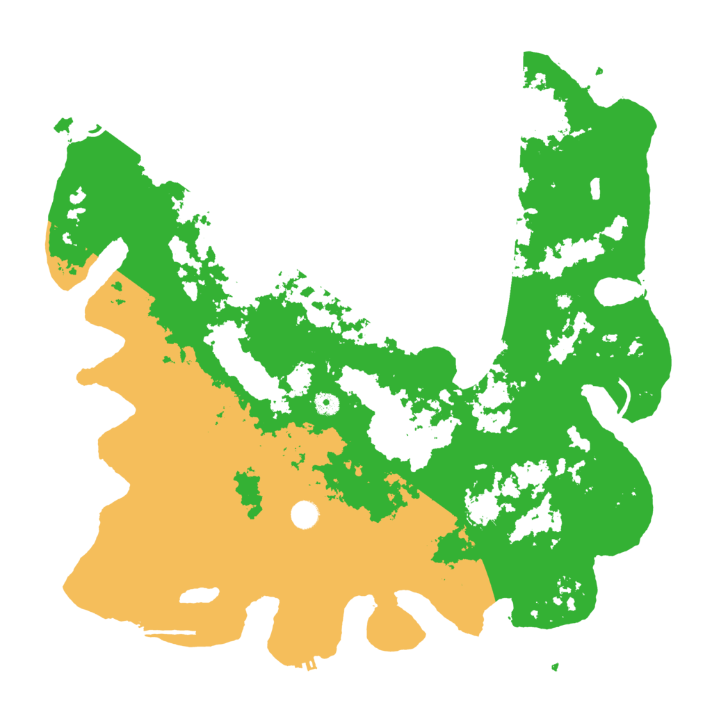Biome Rust Map: Procedural Map, Size: 4500, Seed: 6264