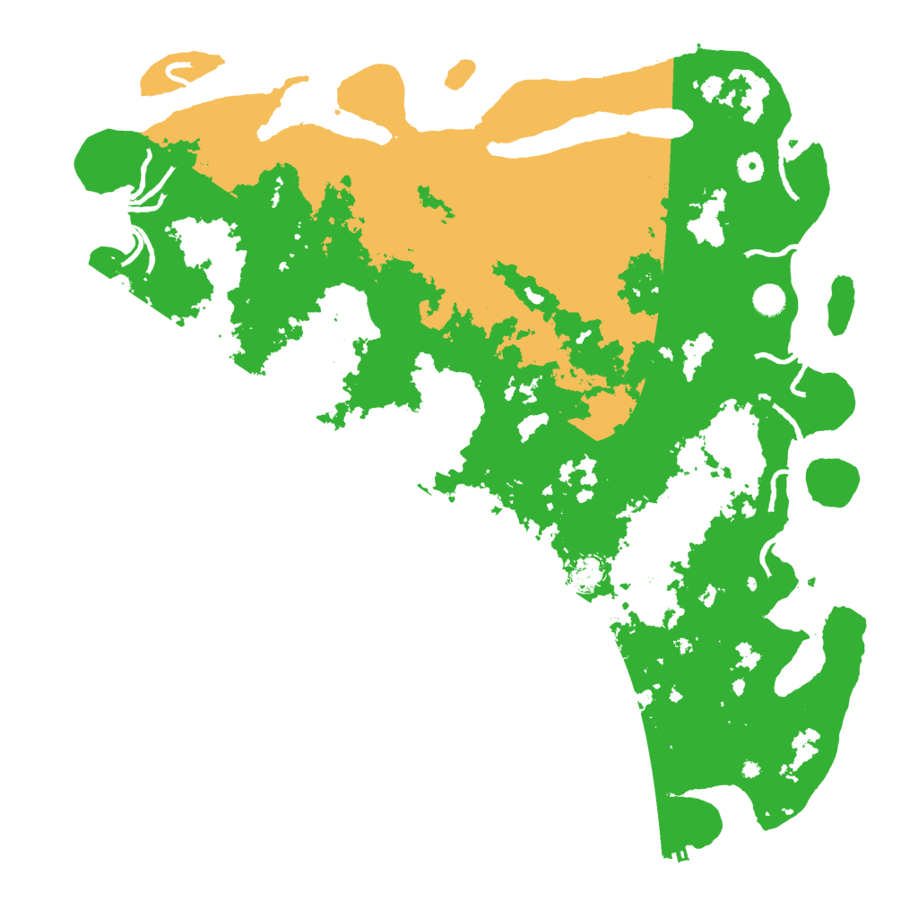 Biome Rust Map: Procedural Map, Size: 5000, Seed: 764268