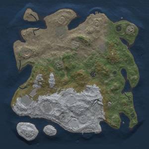 Thumbnail Rust Map: Procedural Map, Size: 3750, Seed: 682883765, 19 Monuments