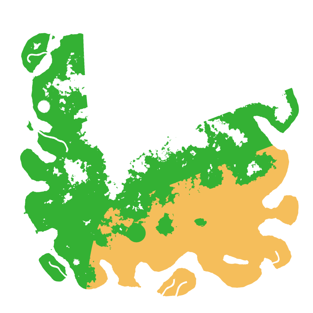 Biome Rust Map: Procedural Map, Size: 4500, Seed: 12560