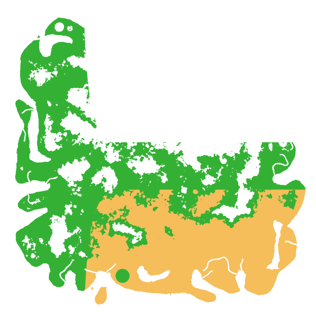 Biome Rust Map: Procedural Map, Size: 6000, Seed: 1732180482