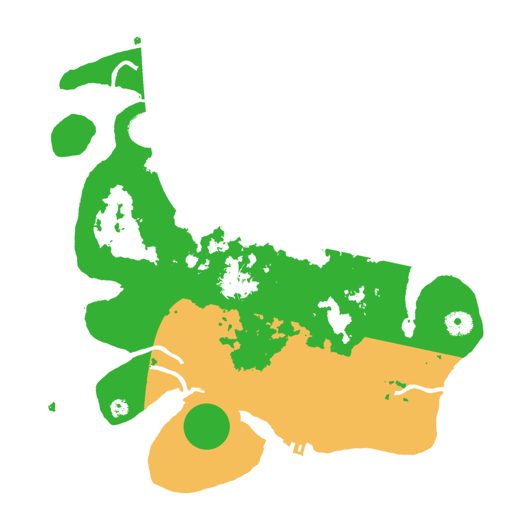Biome Rust Map: Procedural Map, Size: 3000, Seed: 5571000