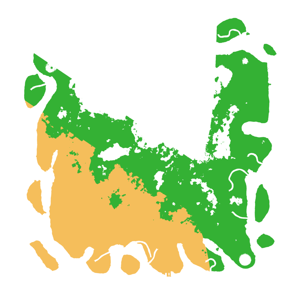 Biome Rust Map: Procedural Map, Size: 4400, Seed: 56341258