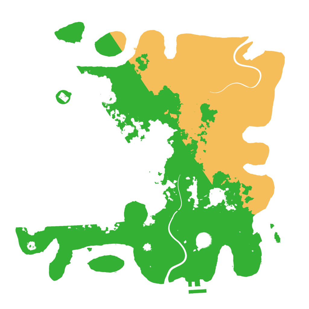 Biome Rust Map: Procedural Map, Size: 3500, Seed: 1139371630