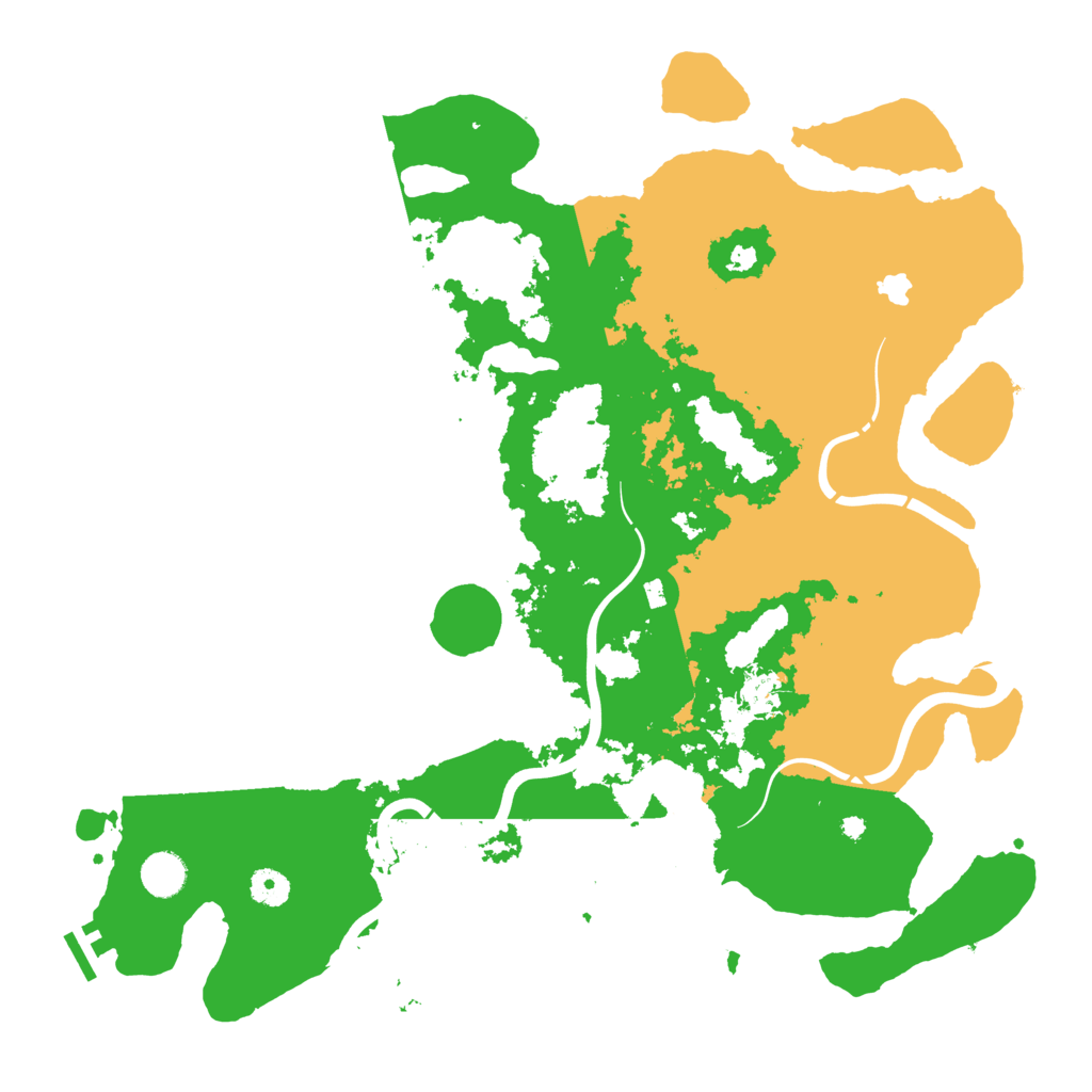 Biome Rust Map: Procedural Map, Size: 4250, Seed: 1889500623