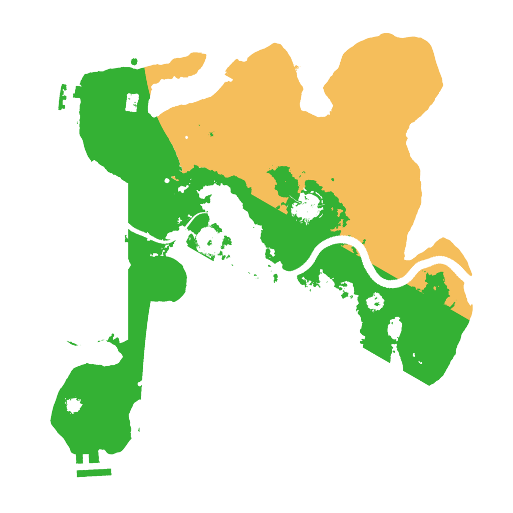 Biome Rust Map: Procedural Map, Size: 3000, Seed: 3046888