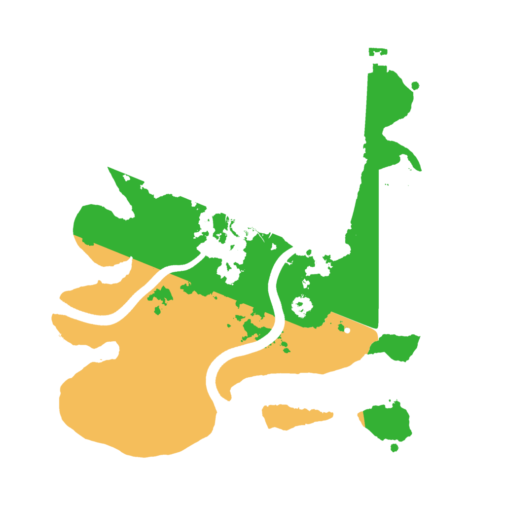 Biome Rust Map: Procedural Map, Size: 2500, Seed: 403452154