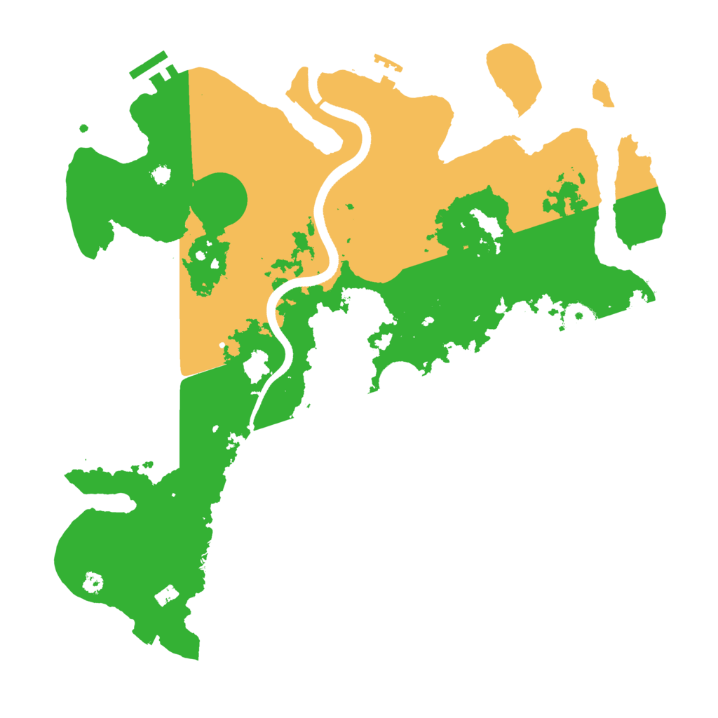 Biome Rust Map: Procedural Map, Size: 3500, Seed: 1795115679