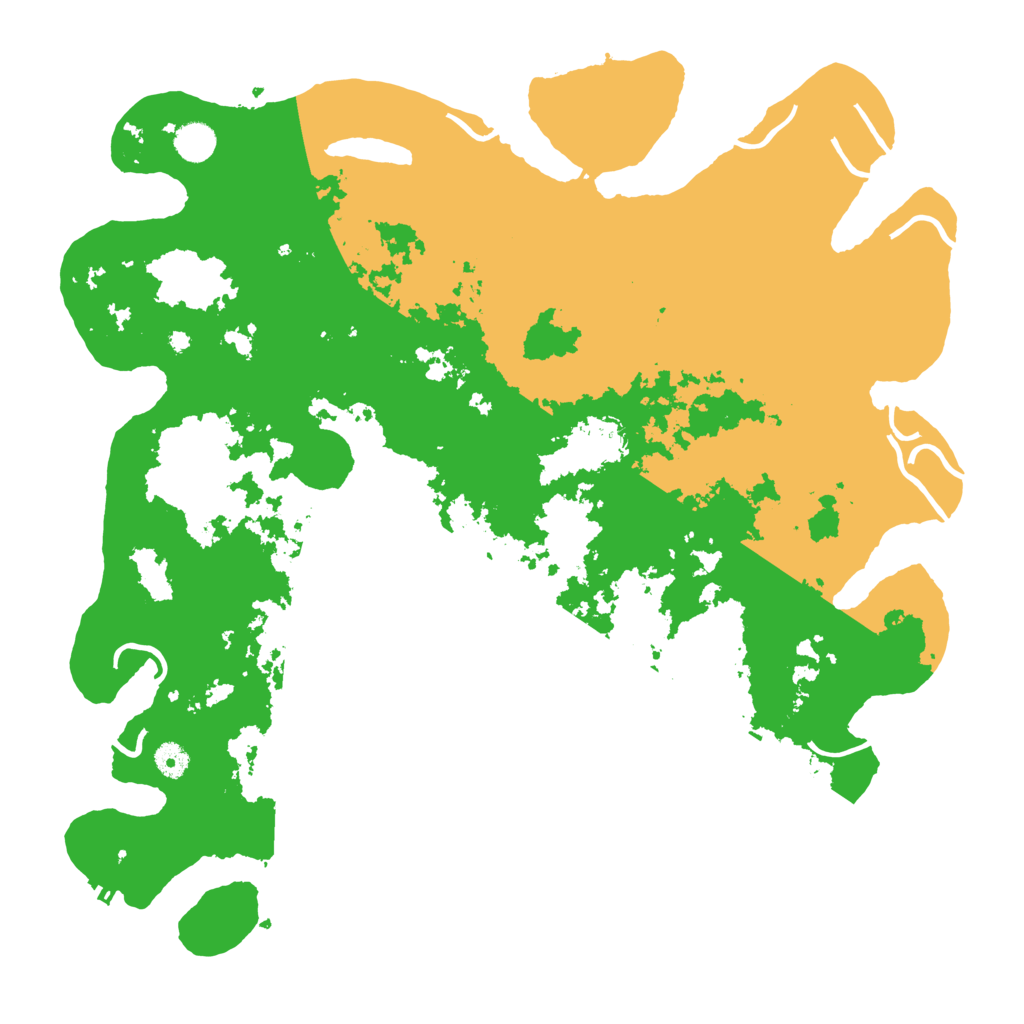 Biome Rust Map: Procedural Map, Size: 4500, Seed: 20220717