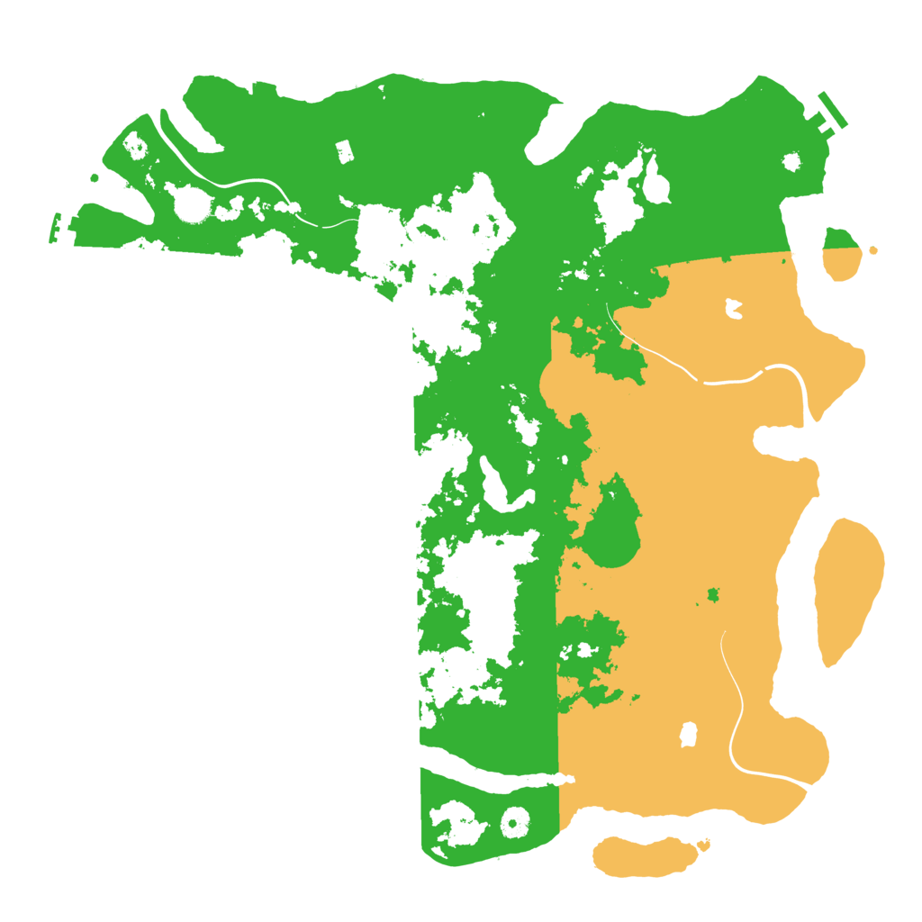Biome Rust Map: Procedural Map, Size: 4500, Seed: 773901727