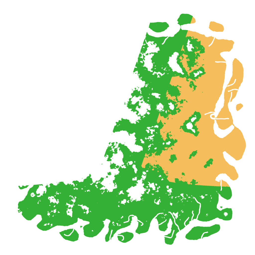 Biome Rust Map: Procedural Map, Size: 6000, Seed: 69586306