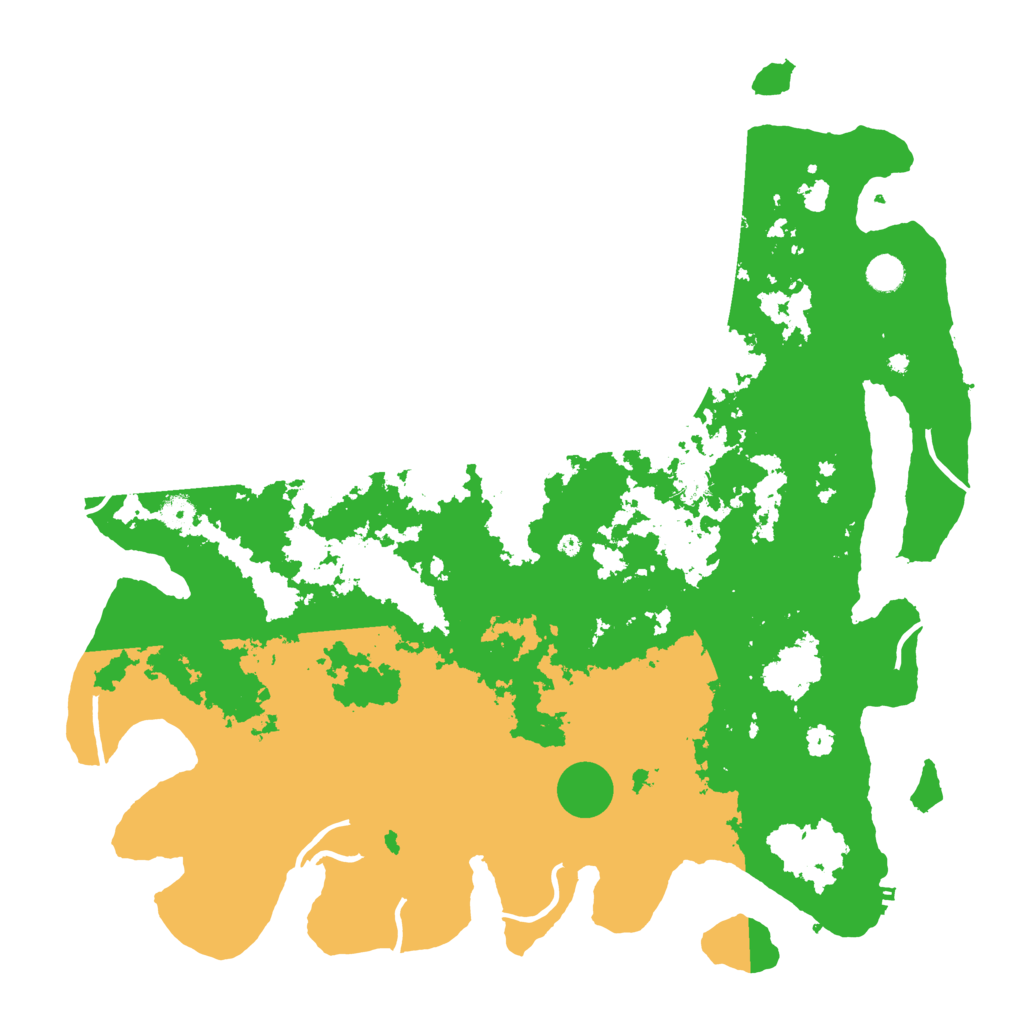 Biome Rust Map: Procedural Map, Size: 4800, Seed: 191044247