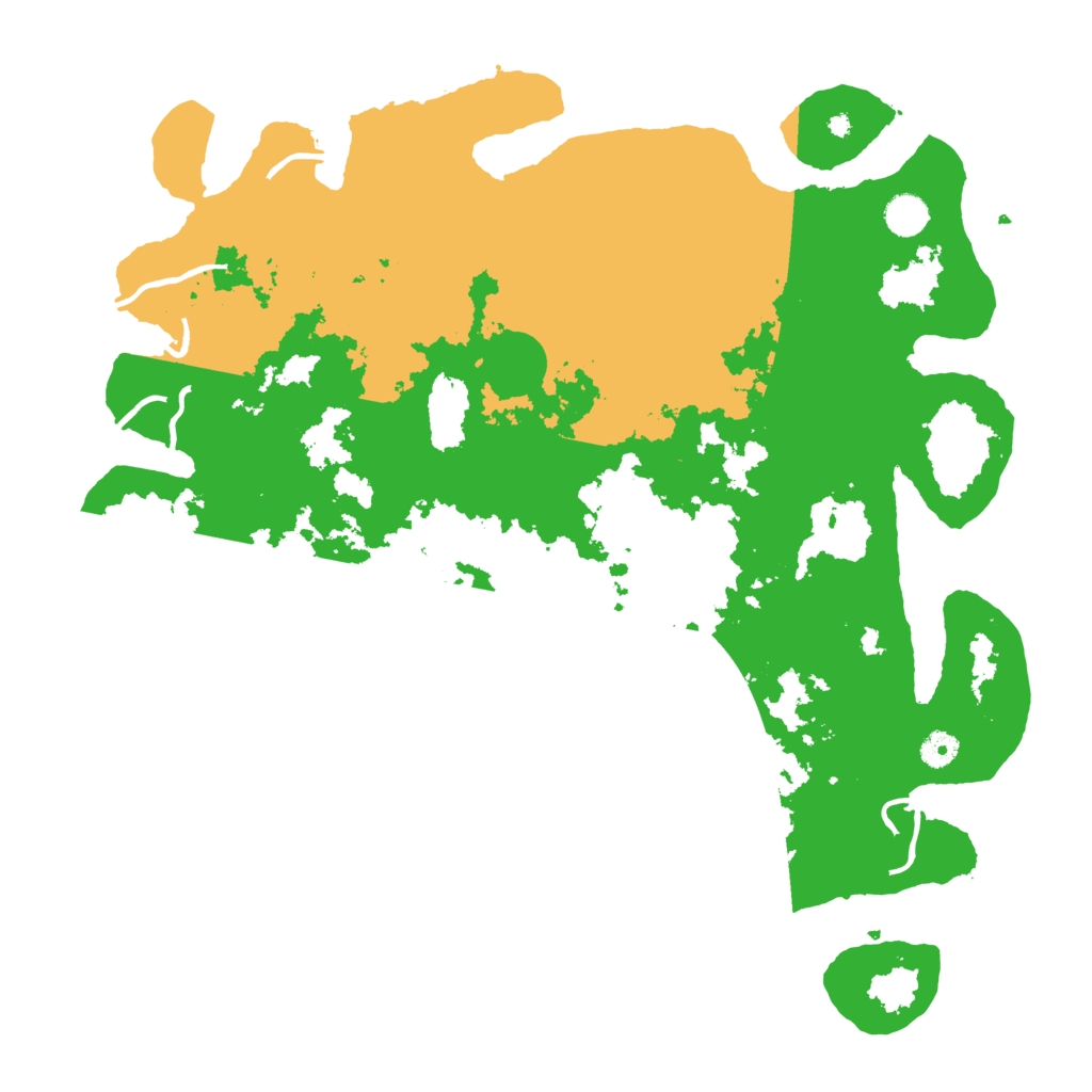 Biome Rust Map: Procedural Map, Size: 4500, Seed: 573455