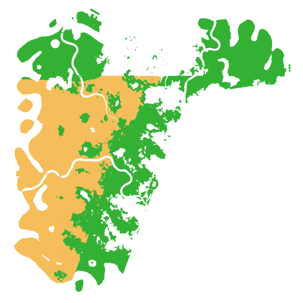 Biome Rust Map: Procedural Map, Size: 6000, Seed: 714