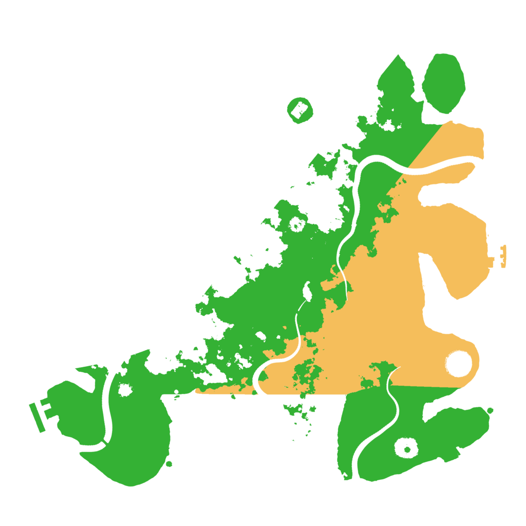Biome Rust Map: Procedural Map, Size: 3500, Seed: 1152447355
