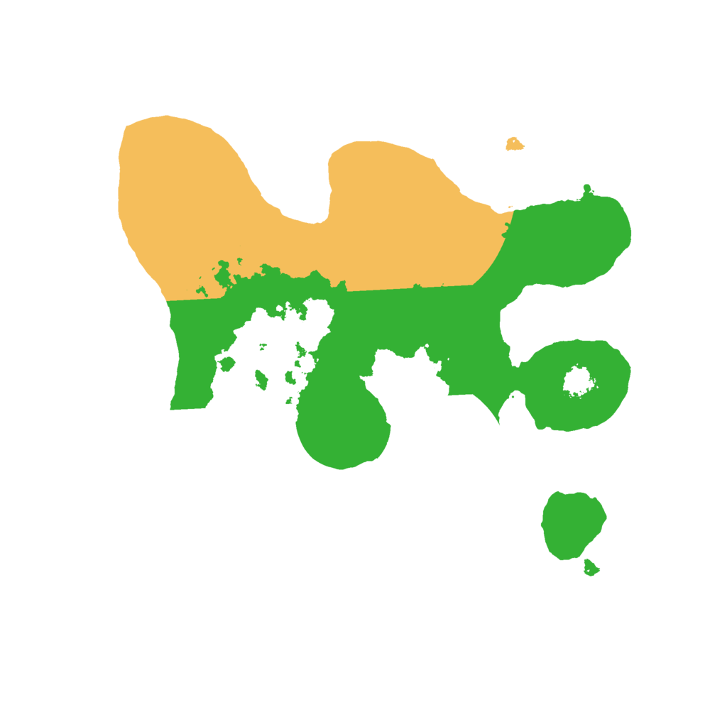 Biome Rust Map: Procedural Map, Size: 2200, Seed: 51452762