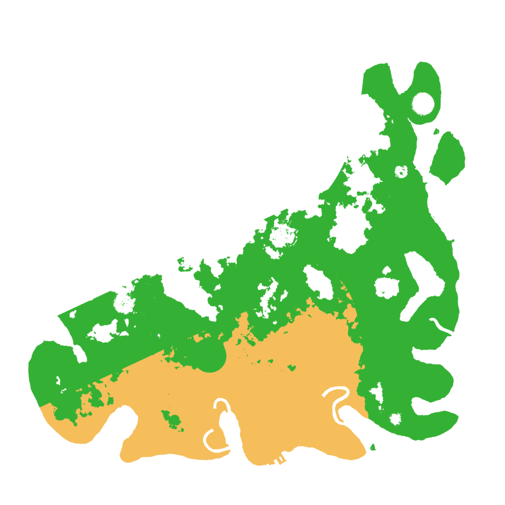 Biome Rust Map: Procedural Map, Size: 4000, Seed: 945668