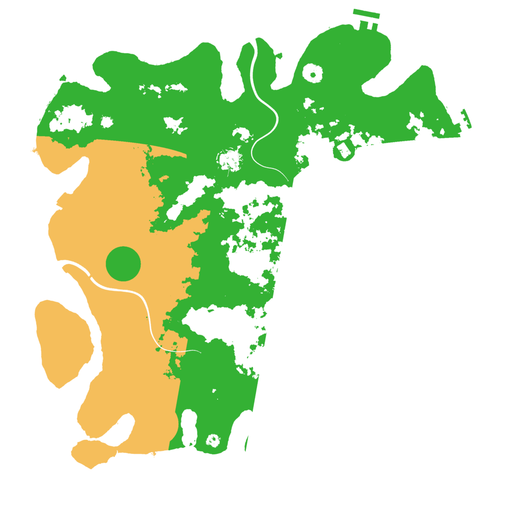 Biome Rust Map: Procedural Map, Size: 3850, Seed: 1730269664