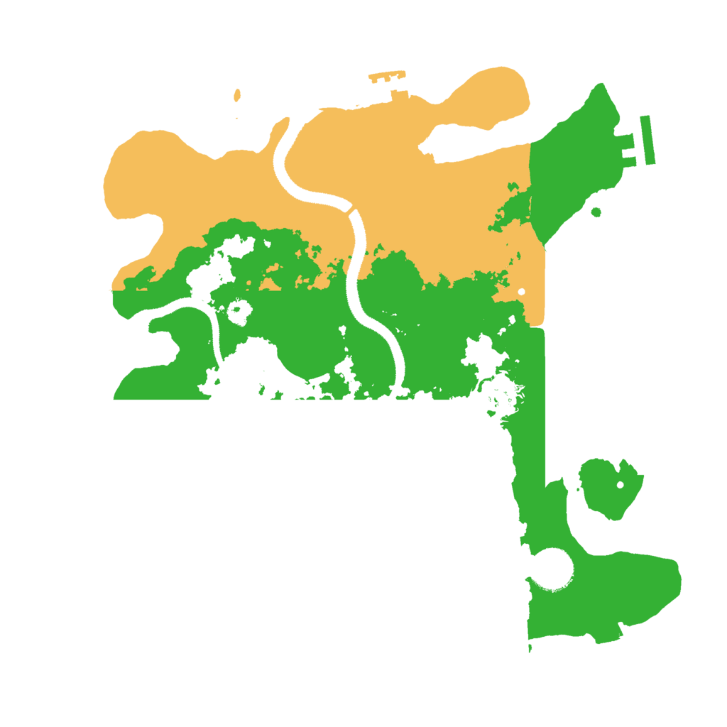 Biome Rust Map: Procedural Map, Size: 3000, Seed: 2341