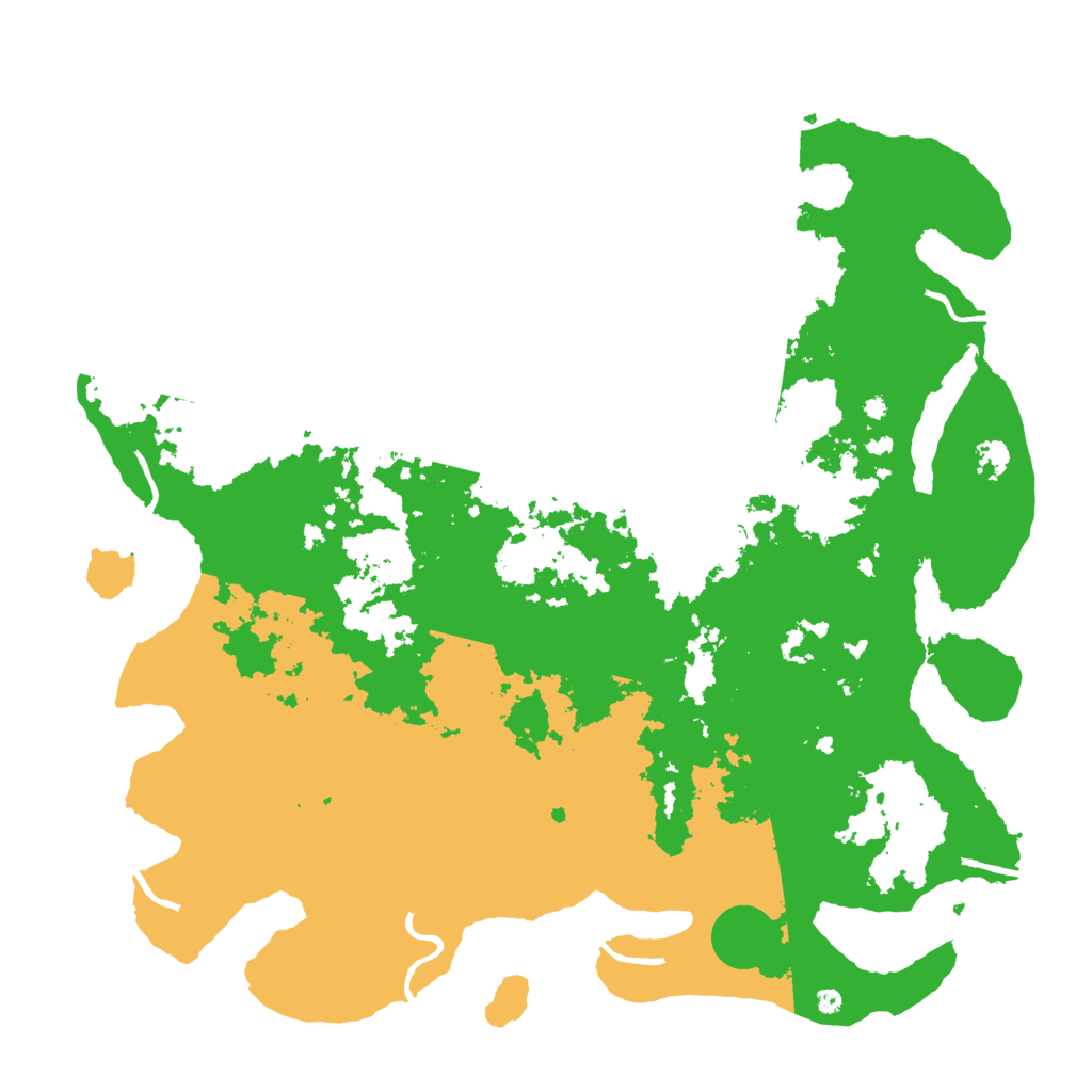 Biome Rust Map: Procedural Map, Size: 4500, Seed: 4534567