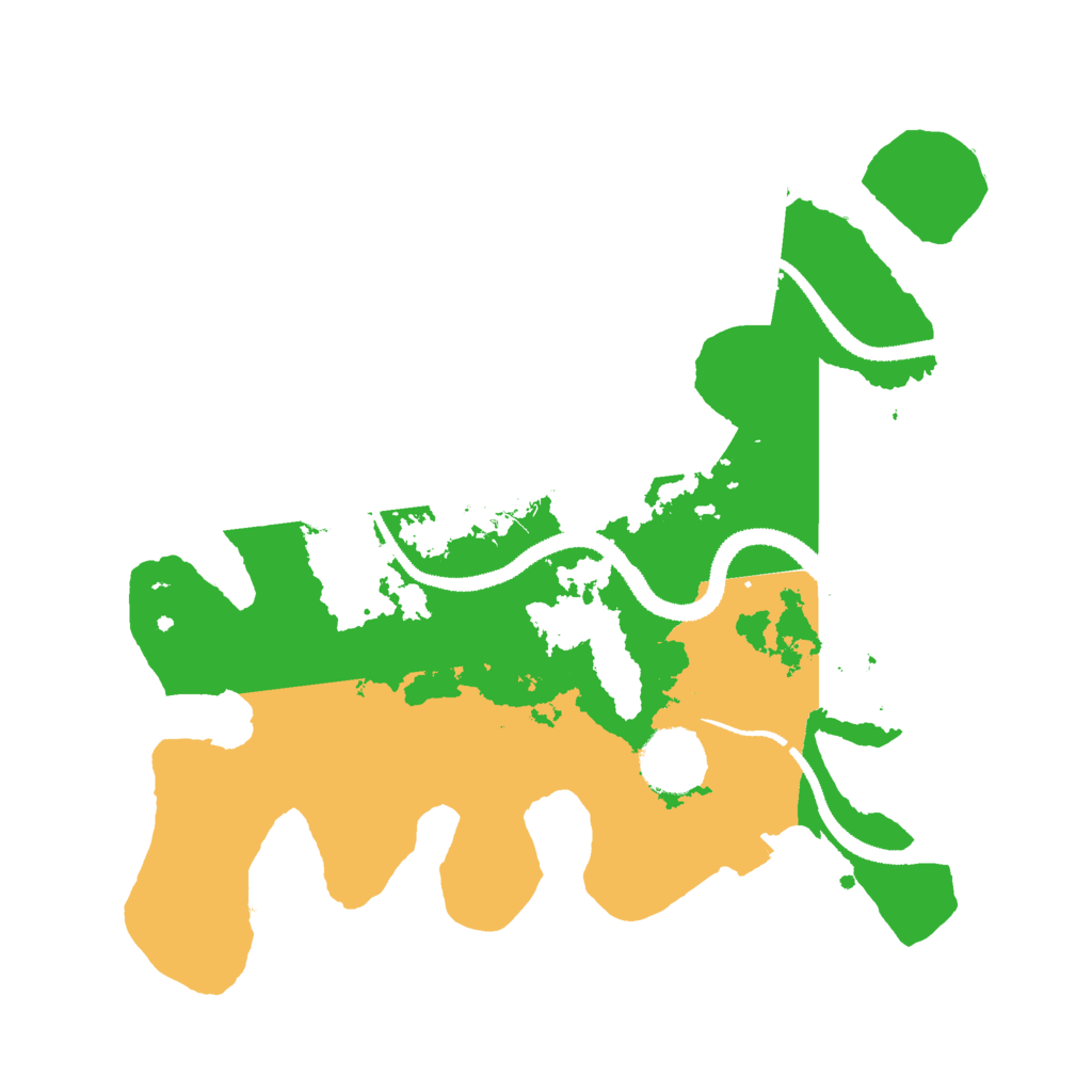 Biome Rust Map: Procedural Map, Size: 3000, Seed: 29039822