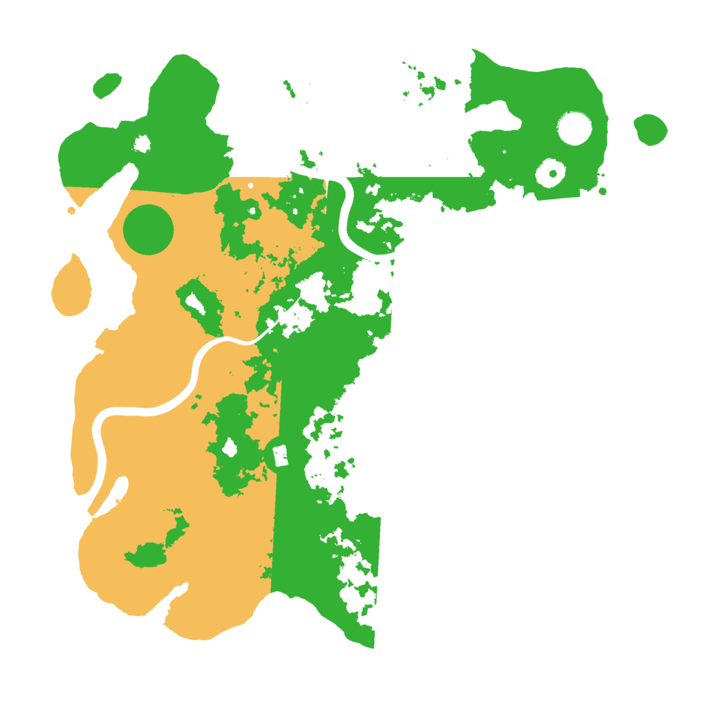 Biome Rust Map: Procedural Map, Size: 3700, Seed: 1451925281