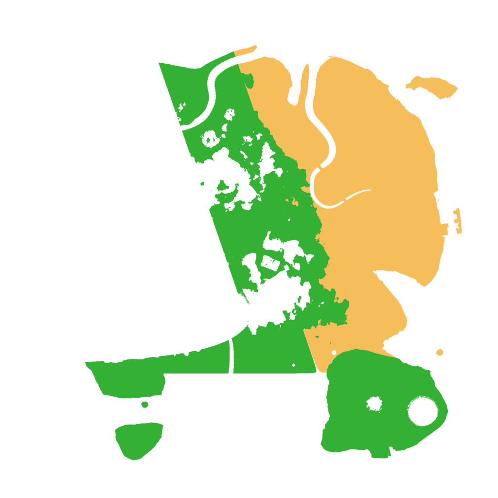 Biome Rust Map: Procedural Map, Size: 3000, Seed: 2303