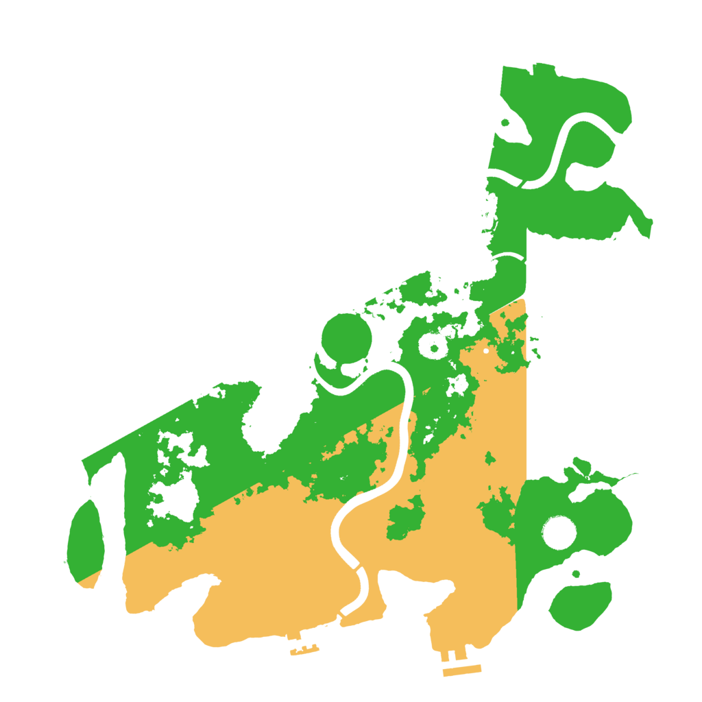 Biome Rust Map: Procedural Map, Size: 3700, Seed: 1061225381
