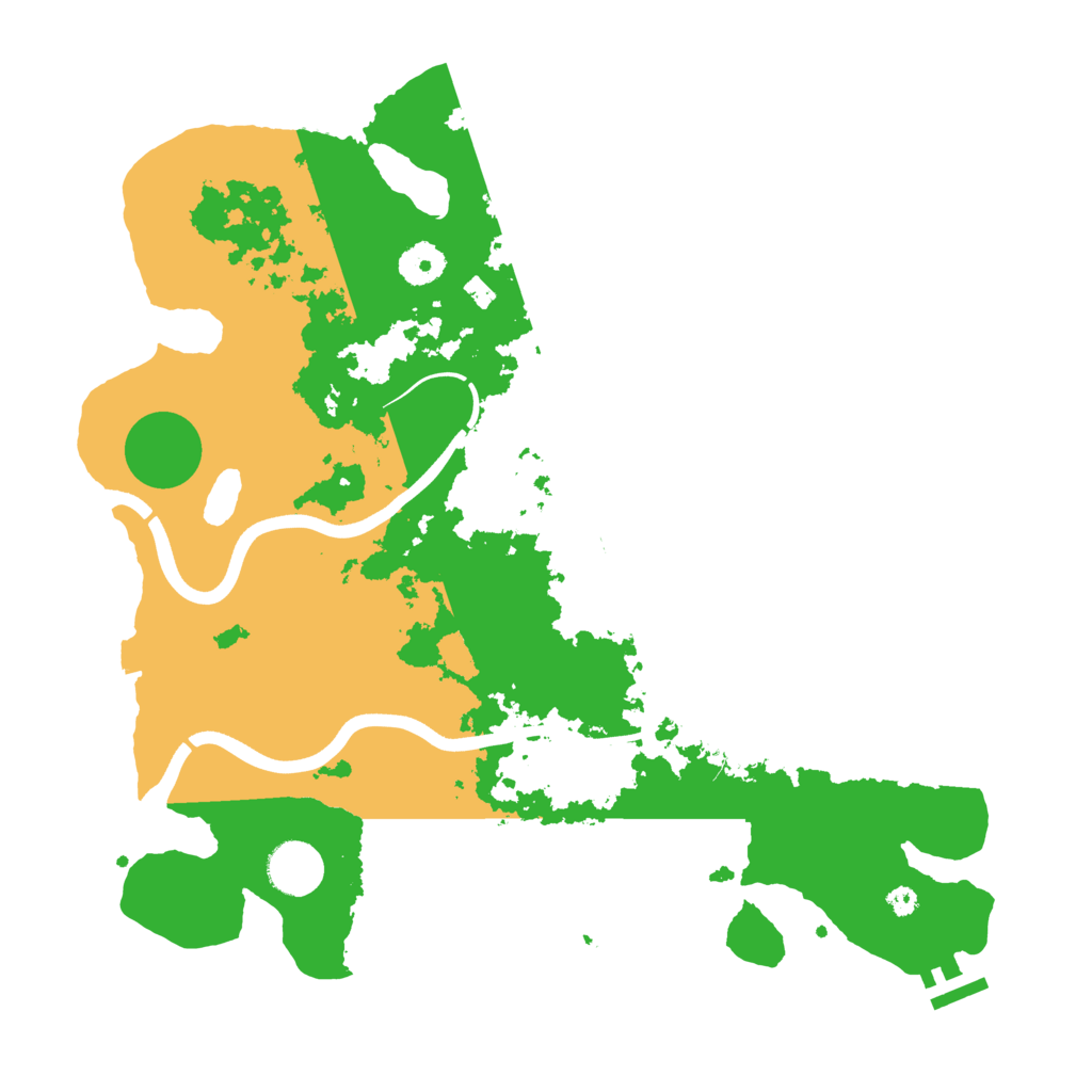 Biome Rust Map: Procedural Map, Size: 3750, Seed: 703349471