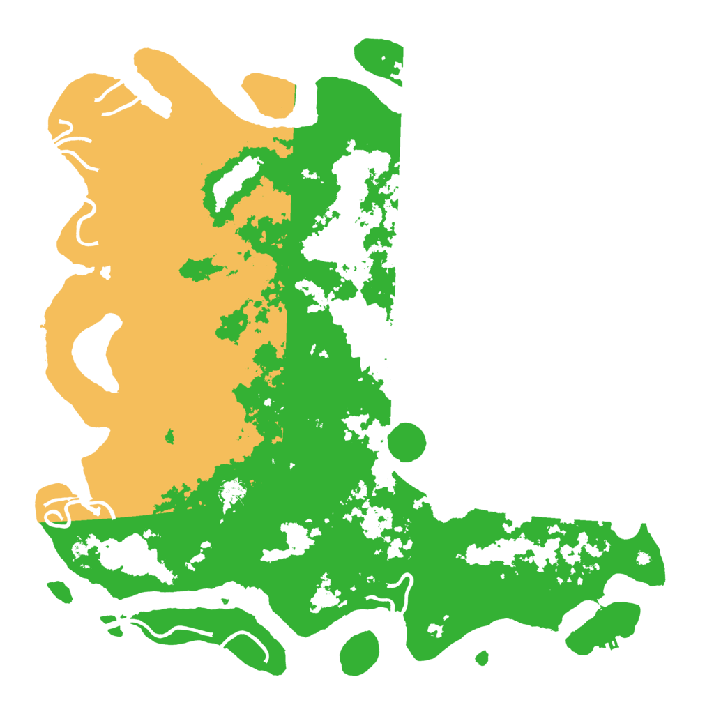 Biome Rust Map: Procedural Map, Size: 5000, Seed: 517289